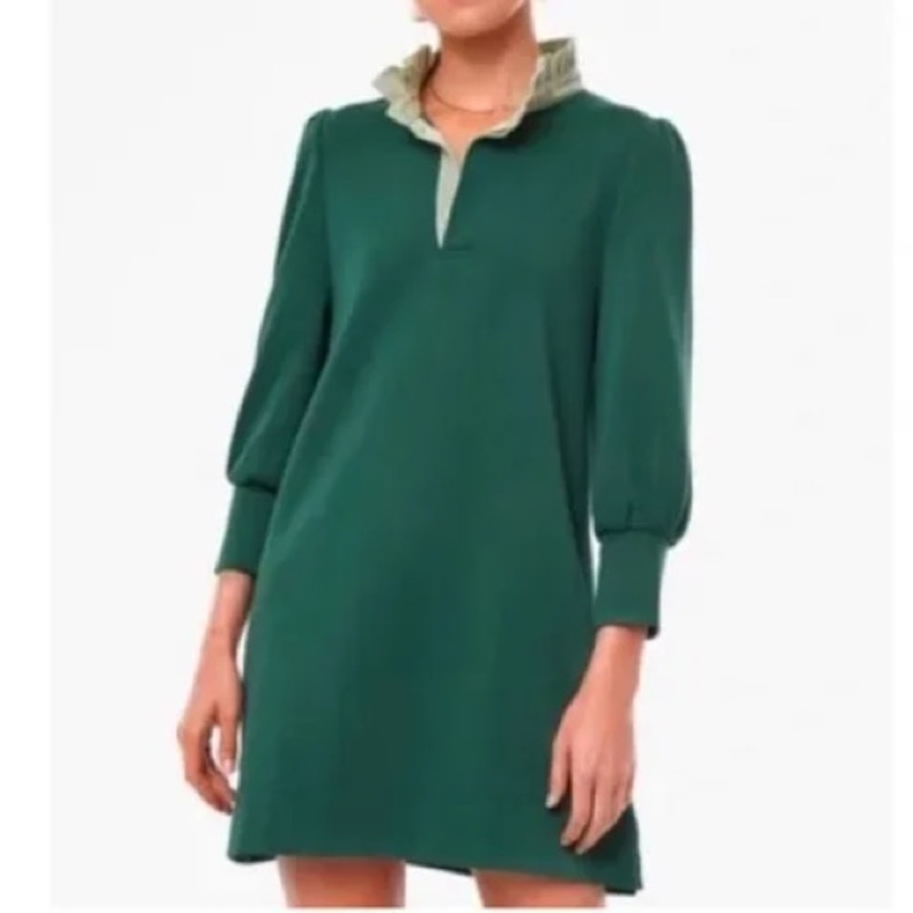 Pomander Place Forest Green Long Sleeve Dress